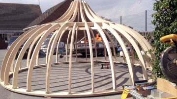 Traditional timber roof trusses